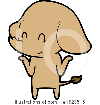 Royalty-Free (RF) Elephant Clipart Illustration by lineartestpilot - Stock Sample #1523515