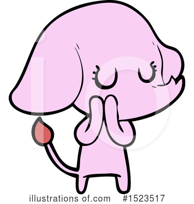 Royalty-Free (RF) Elephant Clipart Illustration by lineartestpilot - Stock Sample #1523517