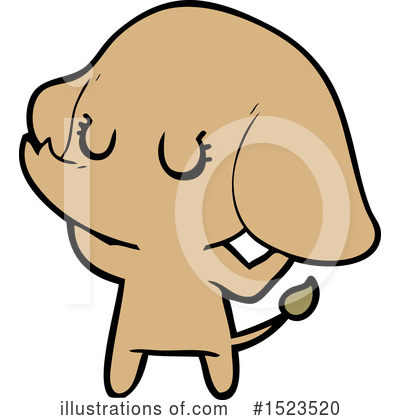 Royalty-Free (RF) Elephant Clipart Illustration by lineartestpilot - Stock Sample #1523520