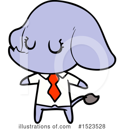 Royalty-Free (RF) Elephant Clipart Illustration by lineartestpilot - Stock Sample #1523528
