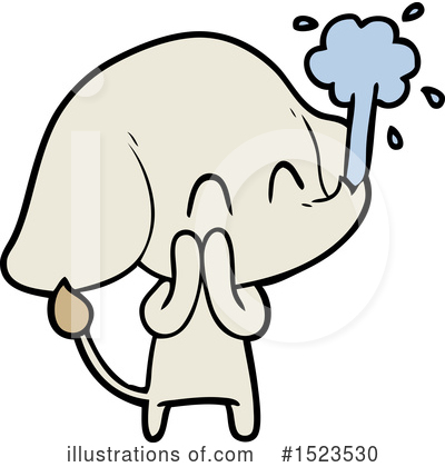 Royalty-Free (RF) Elephant Clipart Illustration by lineartestpilot - Stock Sample #1523530
