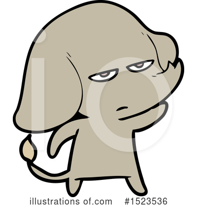 Royalty-Free (RF) Elephant Clipart Illustration by lineartestpilot - Stock Sample #1523536