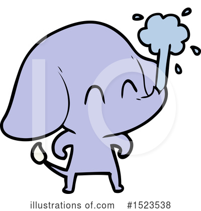 Royalty-Free (RF) Elephant Clipart Illustration by lineartestpilot - Stock Sample #1523538