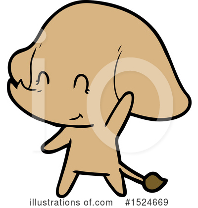 Royalty-Free (RF) Elephant Clipart Illustration by lineartestpilot - Stock Sample #1524669