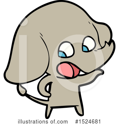Royalty-Free (RF) Elephant Clipart Illustration by lineartestpilot - Stock Sample #1524681
