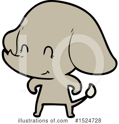 Royalty-Free (RF) Elephant Clipart Illustration by lineartestpilot - Stock Sample #1524728