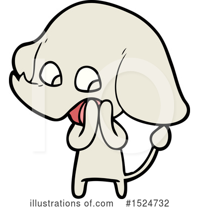 Royalty-Free (RF) Elephant Clipart Illustration by lineartestpilot - Stock Sample #1524732