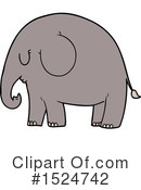 Elephant Clipart #1524742 by lineartestpilot