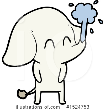 Royalty-Free (RF) Elephant Clipart Illustration by lineartestpilot - Stock Sample #1524753