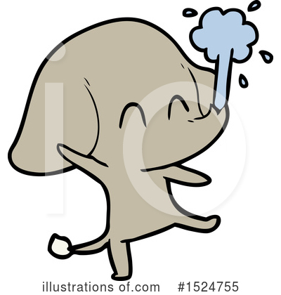 Royalty-Free (RF) Elephant Clipart Illustration by lineartestpilot - Stock Sample #1524755