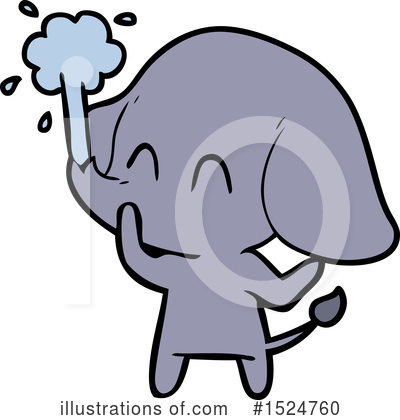 Royalty-Free (RF) Elephant Clipart Illustration by lineartestpilot - Stock Sample #1524760