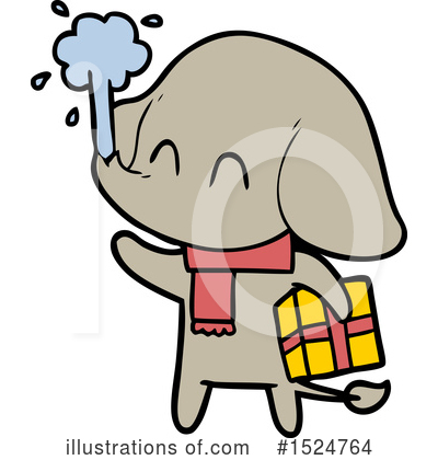 Royalty-Free (RF) Elephant Clipart Illustration by lineartestpilot - Stock Sample #1524764