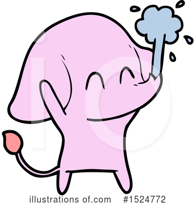 Royalty-Free (RF) Elephant Clipart Illustration by lineartestpilot - Stock Sample #1524772