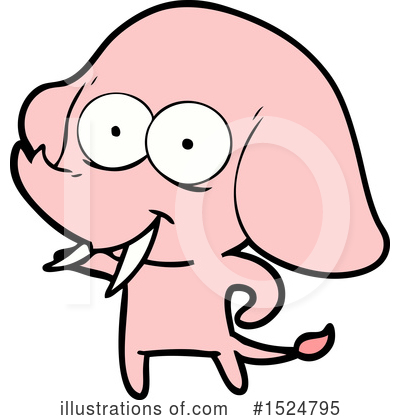 Royalty-Free (RF) Elephant Clipart Illustration by lineartestpilot - Stock Sample #1524795