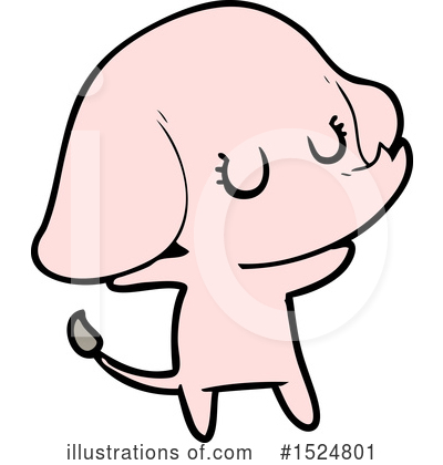 Royalty-Free (RF) Elephant Clipart Illustration by lineartestpilot - Stock Sample #1524801