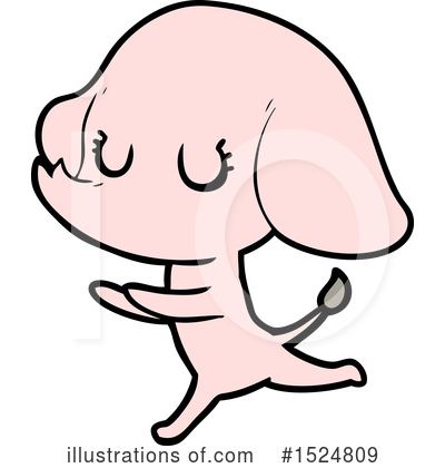 Royalty-Free (RF) Elephant Clipart Illustration by lineartestpilot - Stock Sample #1524809