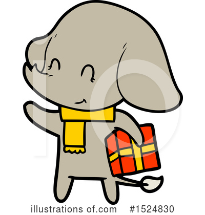 Royalty-Free (RF) Elephant Clipart Illustration by lineartestpilot - Stock Sample #1524830