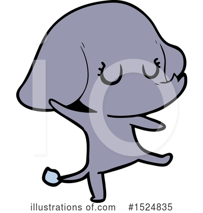 Royalty-Free (RF) Elephant Clipart Illustration by lineartestpilot - Stock Sample #1524835