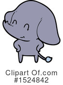 Elephant Clipart #1524842 by lineartestpilot
