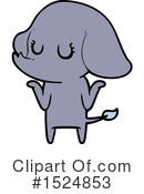 Elephant Clipart #1524853 by lineartestpilot