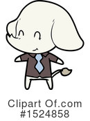 Elephant Clipart #1524858 by lineartestpilot
