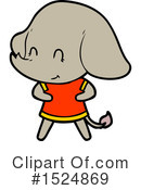 Elephant Clipart #1524869 by lineartestpilot