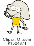 Elephant Clipart #1524871 by lineartestpilot
