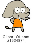 Elephant Clipart #1524874 by lineartestpilot