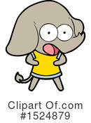 Elephant Clipart #1524879 by lineartestpilot