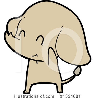 Royalty-Free (RF) Elephant Clipart Illustration by lineartestpilot - Stock Sample #1524881
