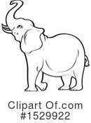 Elephant Clipart #1529922 by Lal Perera