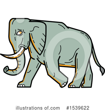 Elephant Clipart #1539622 by patrimonio
