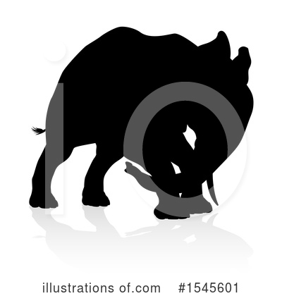 Royalty-Free (RF) Elephant Clipart Illustration by AtStockIllustration - Stock Sample #1545601