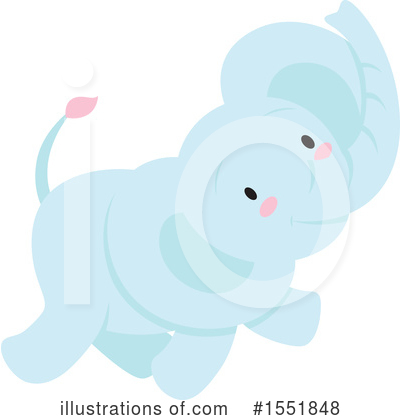 Royalty-Free (RF) Elephant Clipart Illustration by Cherie Reve - Stock Sample #1551848