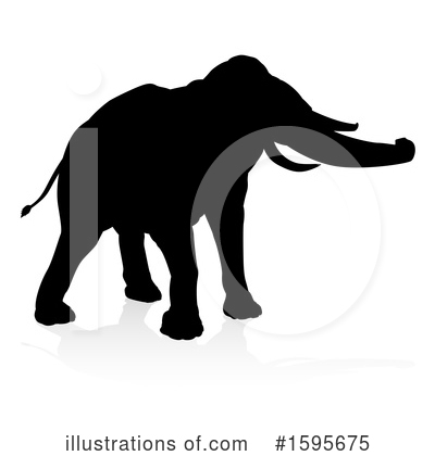 Royalty-Free (RF) Elephant Clipart Illustration by AtStockIllustration - Stock Sample #1595675