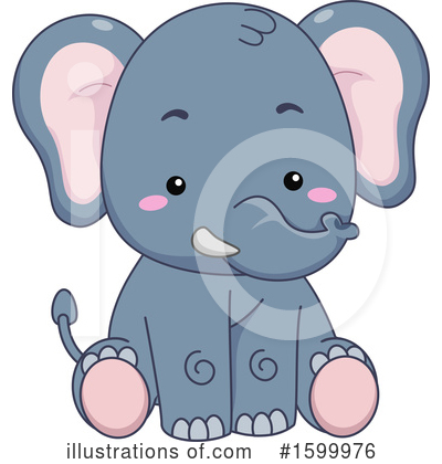 Elephants Clipart #1599976 by BNP Design Studio