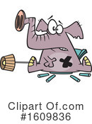 Elephant Clipart #1609836 by toonaday