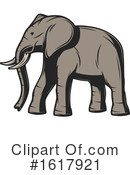 Elephant Clipart #1617921 by Vector Tradition SM