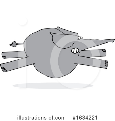 Royalty-Free (RF) Elephant Clipart Illustration by djart - Stock Sample #1634221