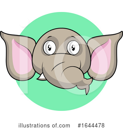 Royalty-Free (RF) Elephant Clipart Illustration by Morphart Creations - Stock Sample #1644478