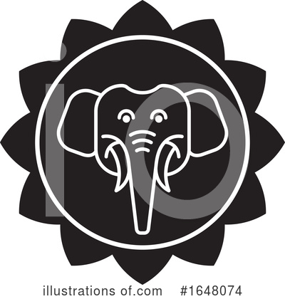 Royalty-Free (RF) Elephant Clipart Illustration by Lal Perera - Stock Sample #1648074