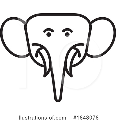 Royalty-Free (RF) Elephant Clipart Illustration by Lal Perera - Stock Sample #1648076