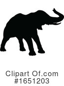 Elephant Clipart #1651203 by AtStockIllustration