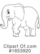 Elephant Clipart #1653920 by visekart