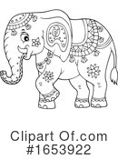 Elephant Clipart #1653922 by visekart