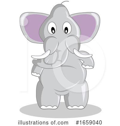 Royalty-Free (RF) Elephant Clipart Illustration by Morphart Creations - Stock Sample #1659040