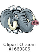 Elephant Clipart #1663306 by AtStockIllustration