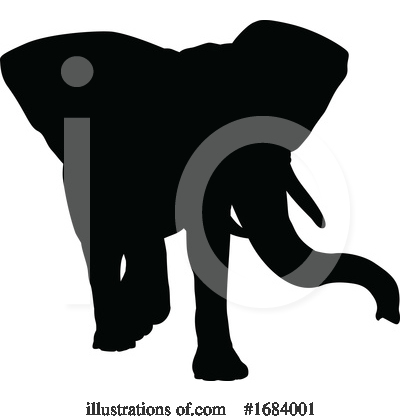 Royalty-Free (RF) Elephant Clipart Illustration by AtStockIllustration - Stock Sample #1684001