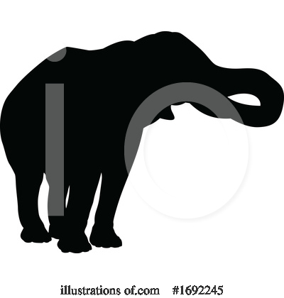 Royalty-Free (RF) Elephant Clipart Illustration by AtStockIllustration - Stock Sample #1692245