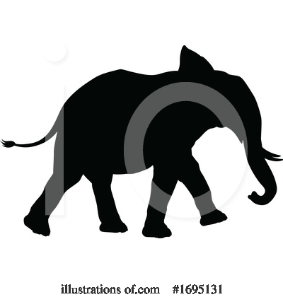 Royalty-Free (RF) Elephant Clipart Illustration by AtStockIllustration - Stock Sample #1695131